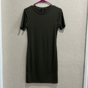 Forever 21 Short Green Dress, Size M